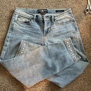 Lucky brand cropped jeans